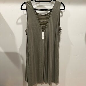 Olive Green Dress